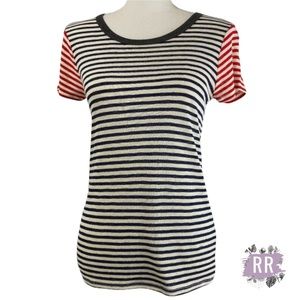 MADEWELL Nautical Striped Tee Top